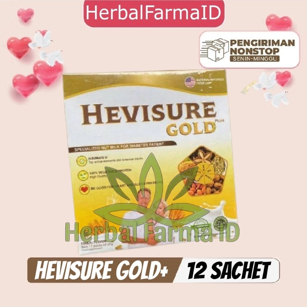 

HEVISURE GOLD MILK SUSU UNTUK DIABETES DAN KENCING MANIS PANKREAS INSULIN ORIGINAL USA