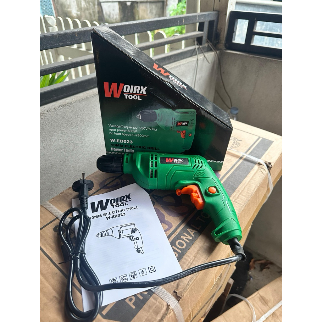 woirx Mesin Bor Listrik 10MM Bolak Balik Bor Listrik Modern Bor 10MM Bor Tembok Bor Tangan Bor Beton