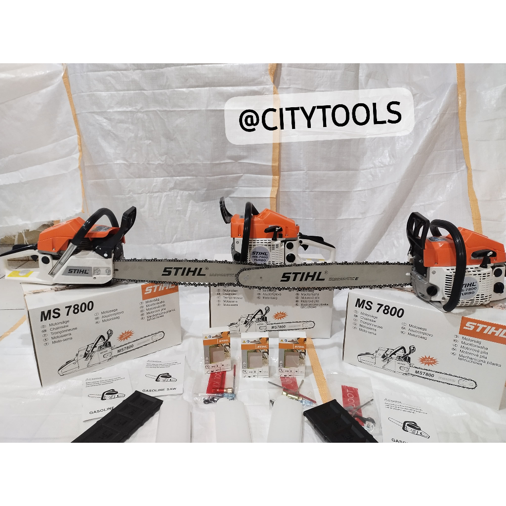 TERBARUCHAINSAW MS7800 STIHL BAR 22 INCH STIHL ORIGINALCHAINSAW 7800 STIHL