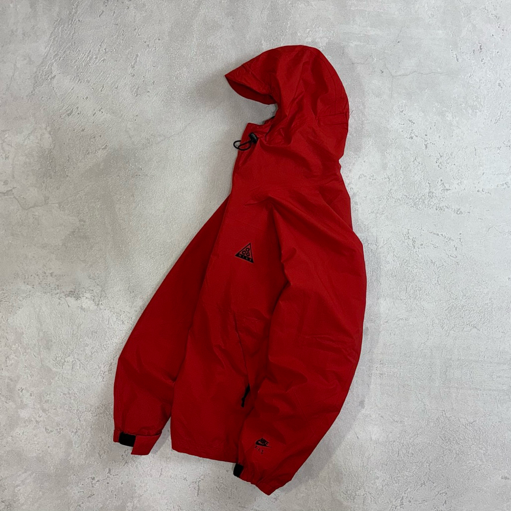 anorak jacket nike acg red