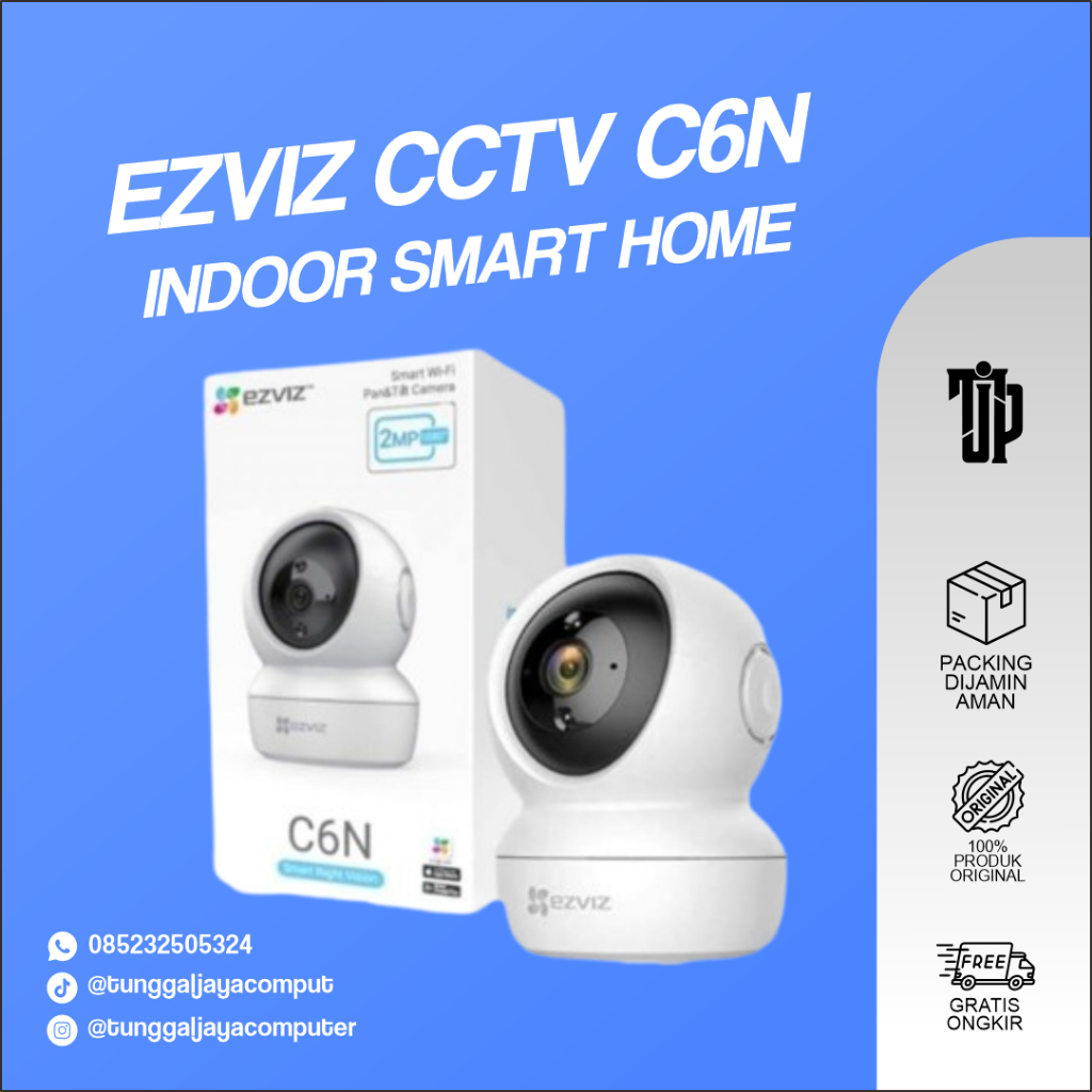 CCTV IndoorSmart Home Camera EZVIZ C6N 2MP