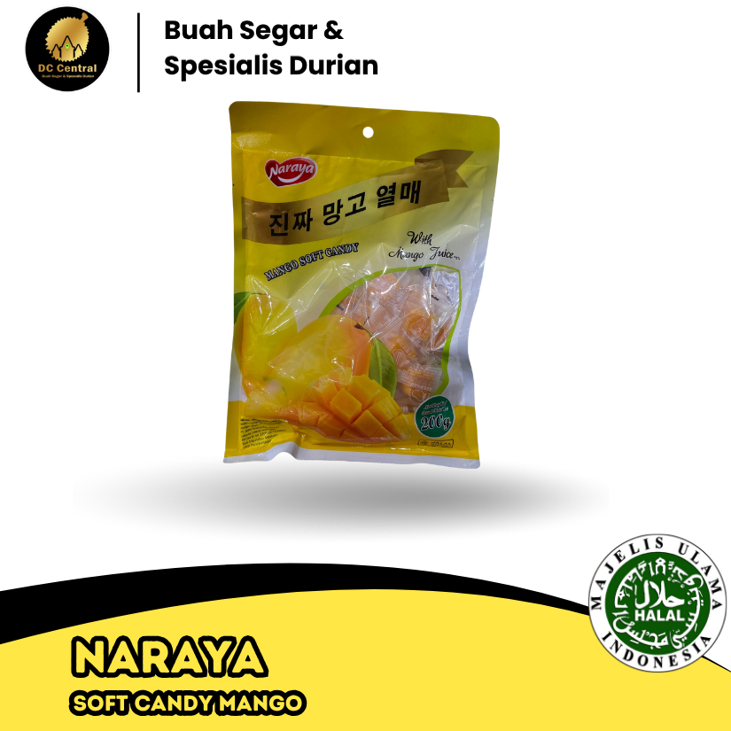 

Naraya Soft Candy | Permen Lunak | mangga | 200gr