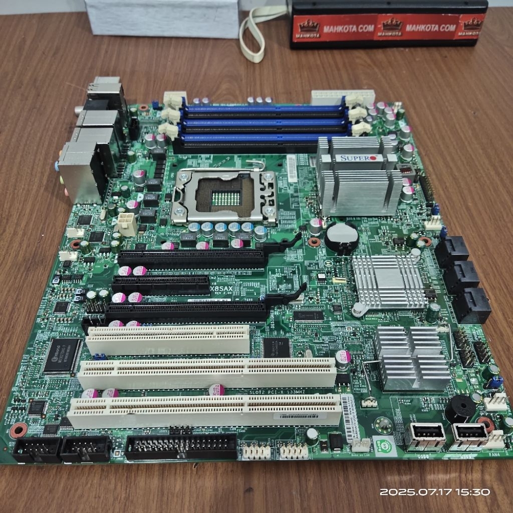 Motherboard Mainboard CPU Server X8SAX 1366 DDR3 dual LAN