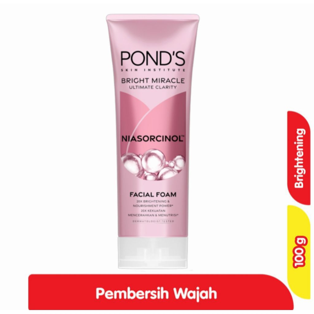 Ponds sabun cuci muka Bright miracle niasorcinol 100gr