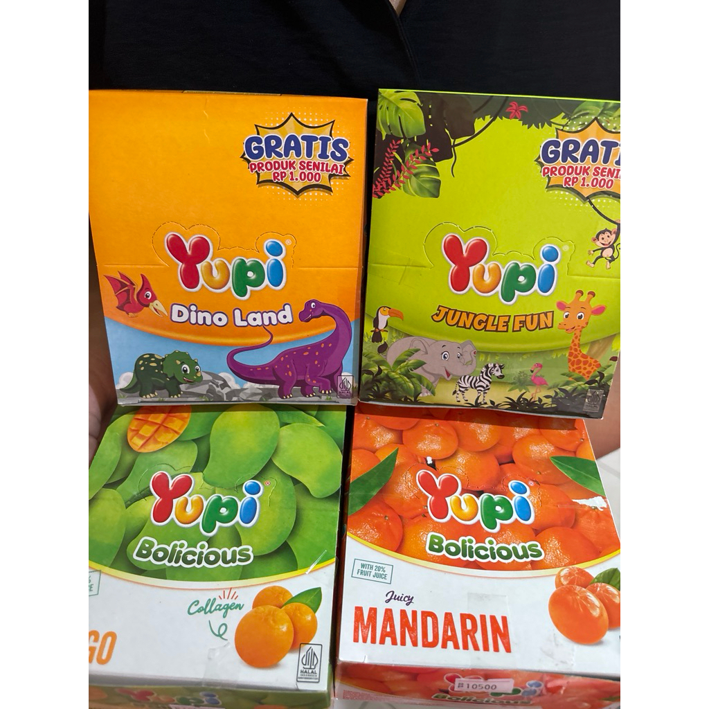 

yupi bolicious 1box isi 24pcs (grosir)