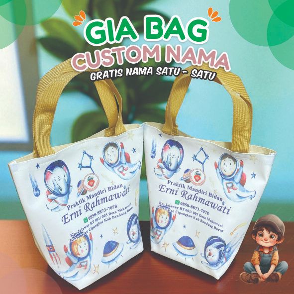 

Tote Bag Anak Ulang Tahun – Goodie Bag Ultah Terlaris Bisa Custom Nama & Tema