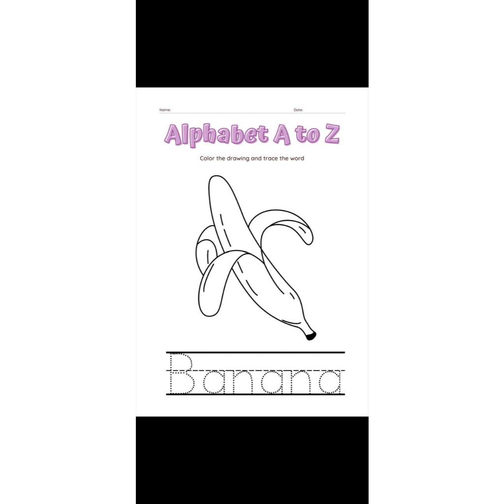 

WORKSHEET TRACING AND COLORING