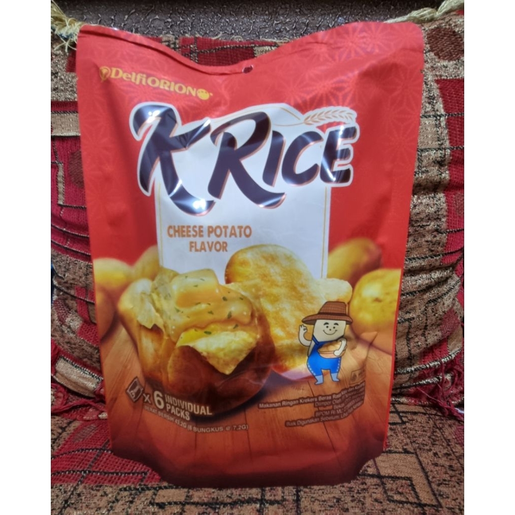 

Delfi Orion K Rice Cheese Potato Flavor 43.2 Gr (Isi 6 Pcs)
