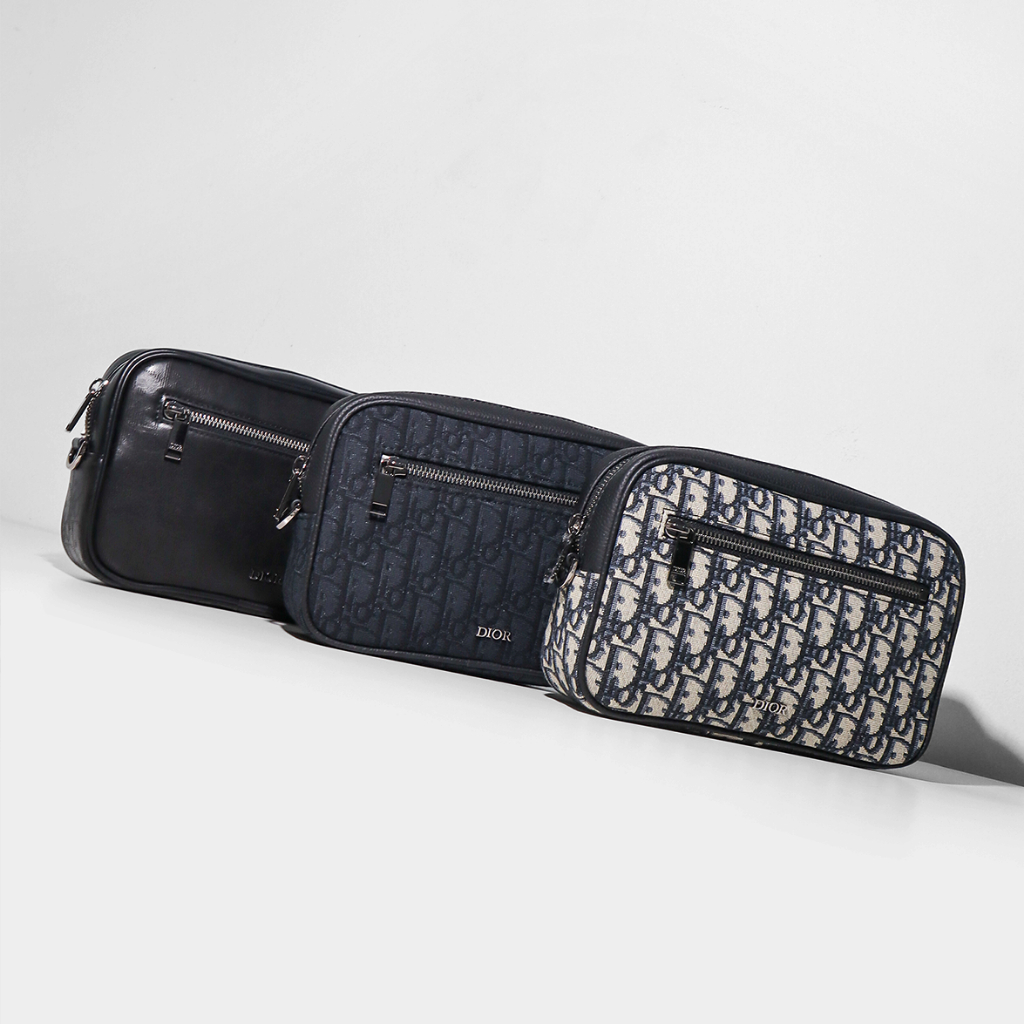 CLUTCH PRIA DIOR TOILETRY POUCH MAN HANDBAG