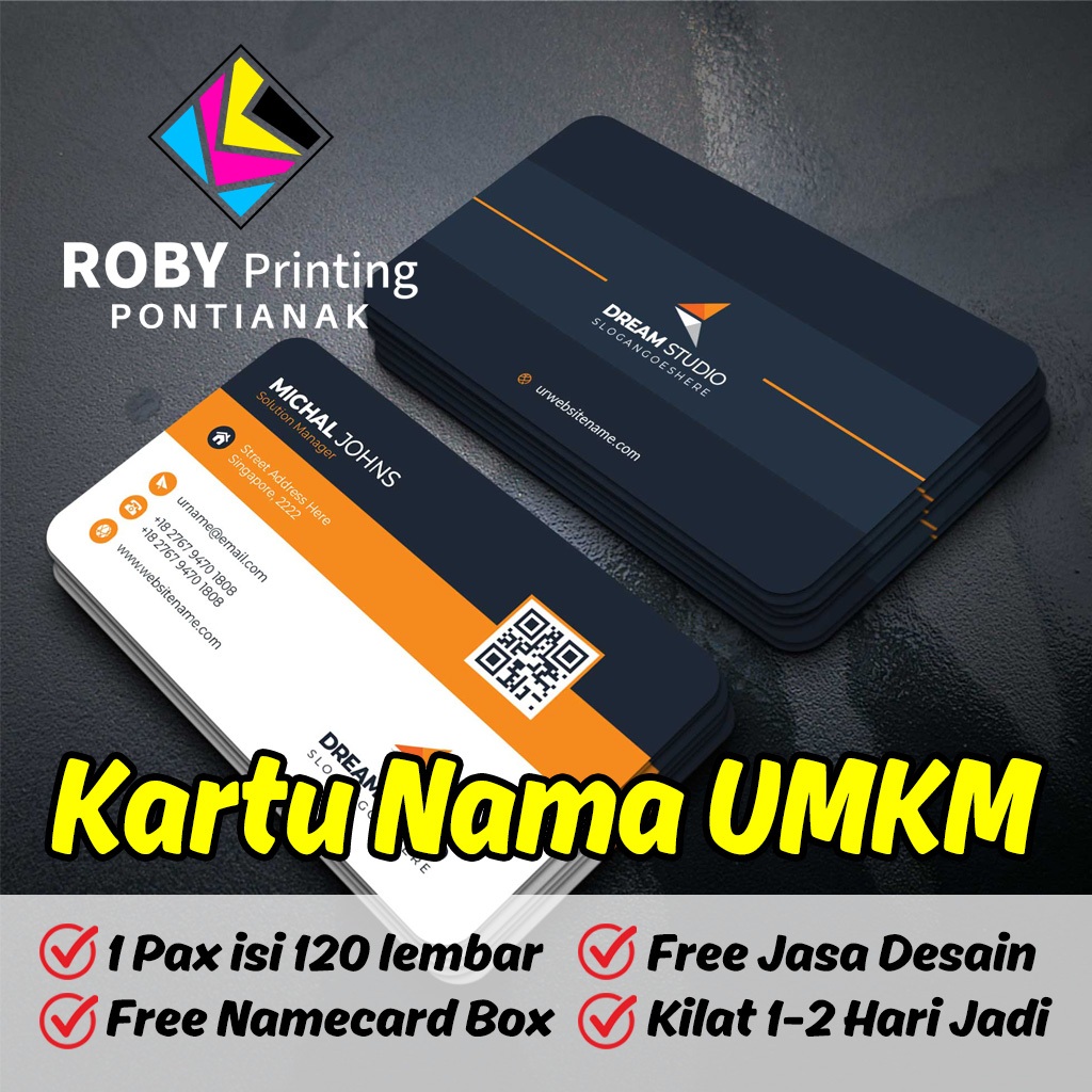 

Kartu Nama UMKM / Business Card / Kartu Nama Murah / Kartu Nama Free Desain / Kartu Nama Kilat