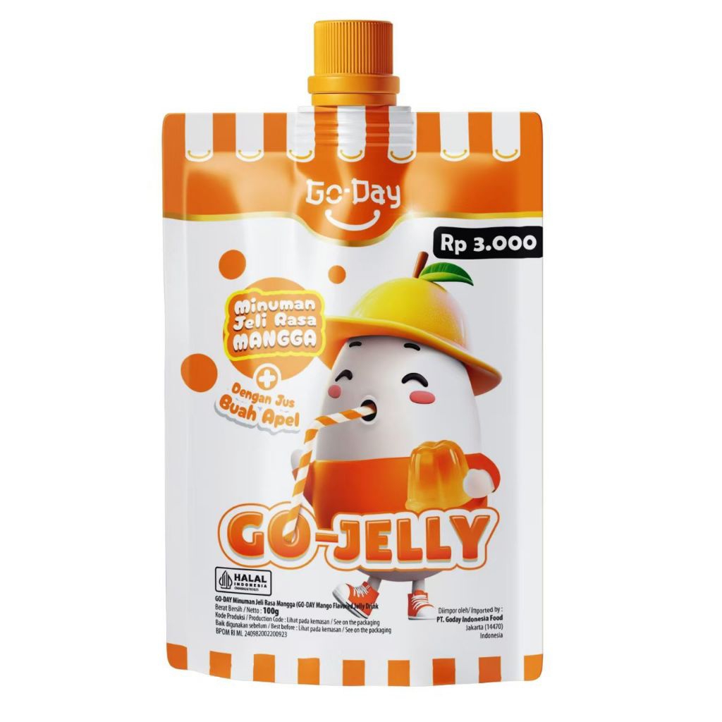 

go-day jelly rasa mangga dg sirup apel