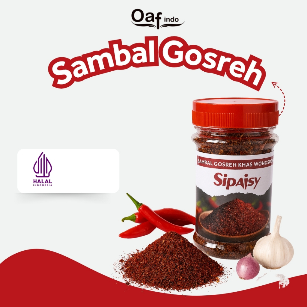

Sipaisy Bumbu Cabai Pedas Gosreh Khas Wonosobo Gurih Pedas Enak