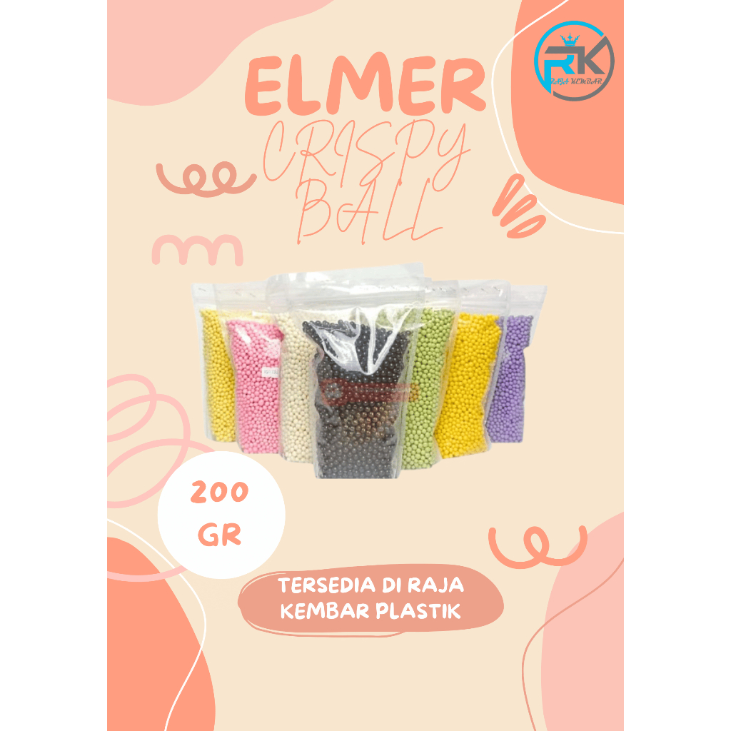 

Elmer Crispy Ball Coklat Butir 200 - REPACK / Elmer Crispy Balls
