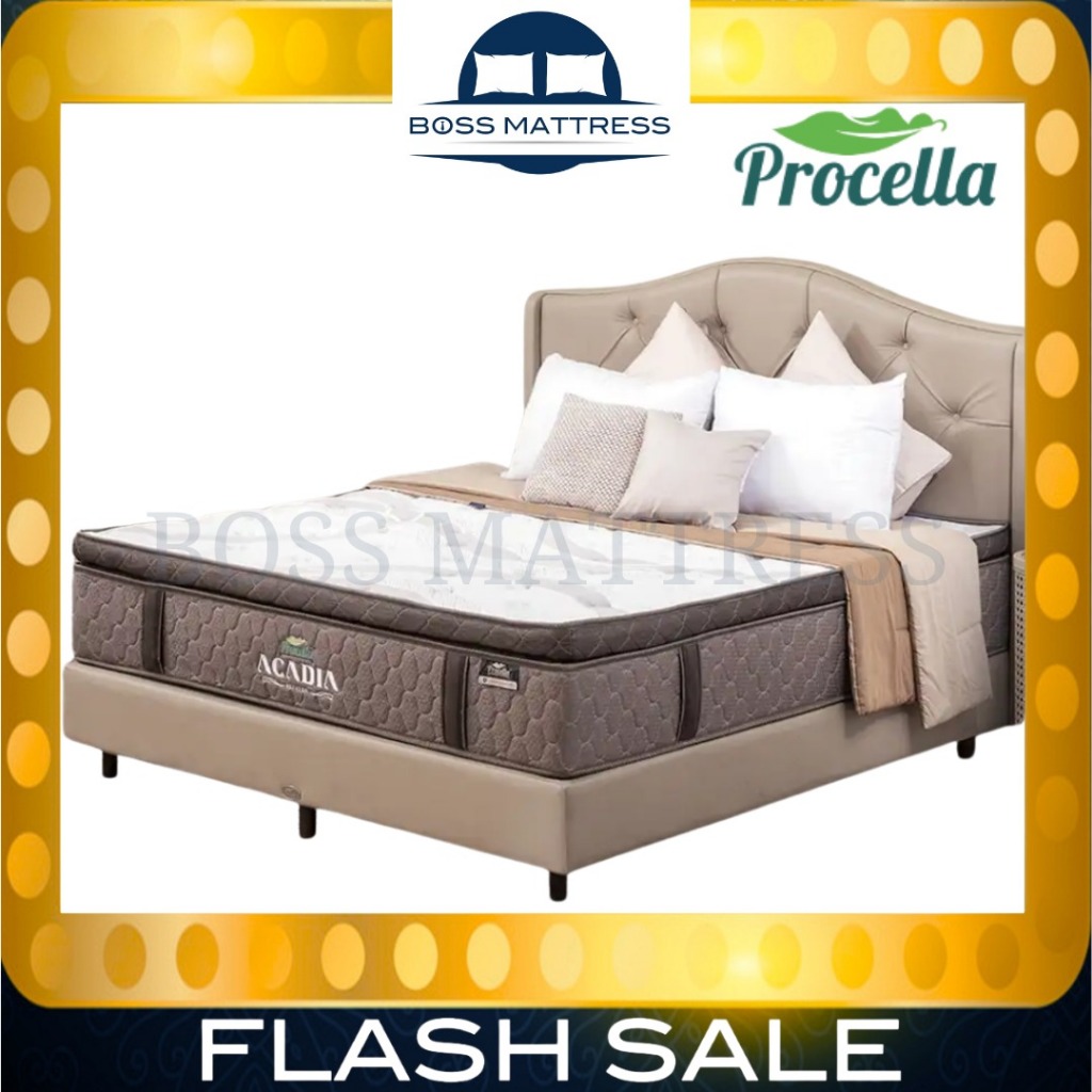 PROCELLA SpringBed Pocket ACADIA ( Hanya KASUR / Full SET ) 100x200 120x200 160x200 180x200 200x200