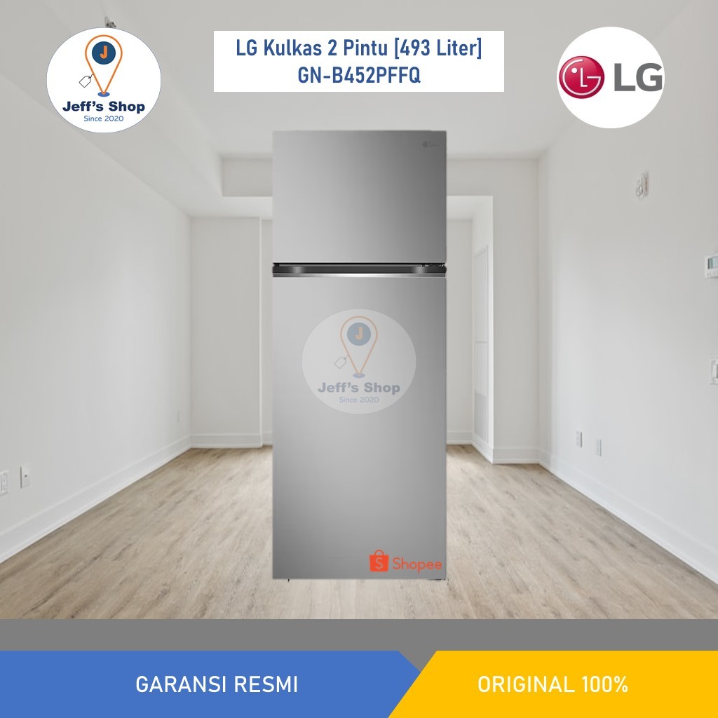 LG Kulkas 2 Pintu [493 Liter] GN B452PFFQ