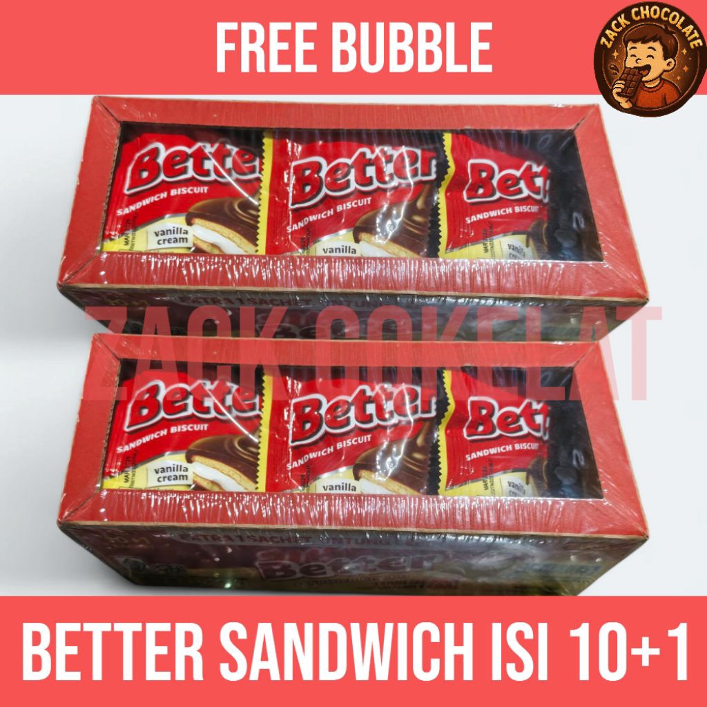 

Better Sandwich 10+1 Gratis – Roti Sandwich Lembut & Lezat | Promo Spesial