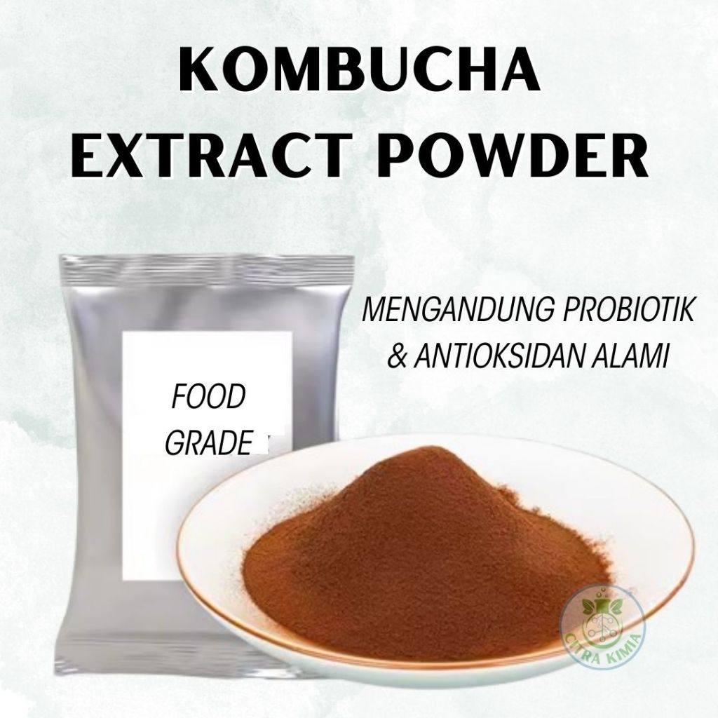 

Spray Dried Kombucha Extract Powder 50gr - Serbuk Kombucha Bahan Produk Suplemen Skincare Natural