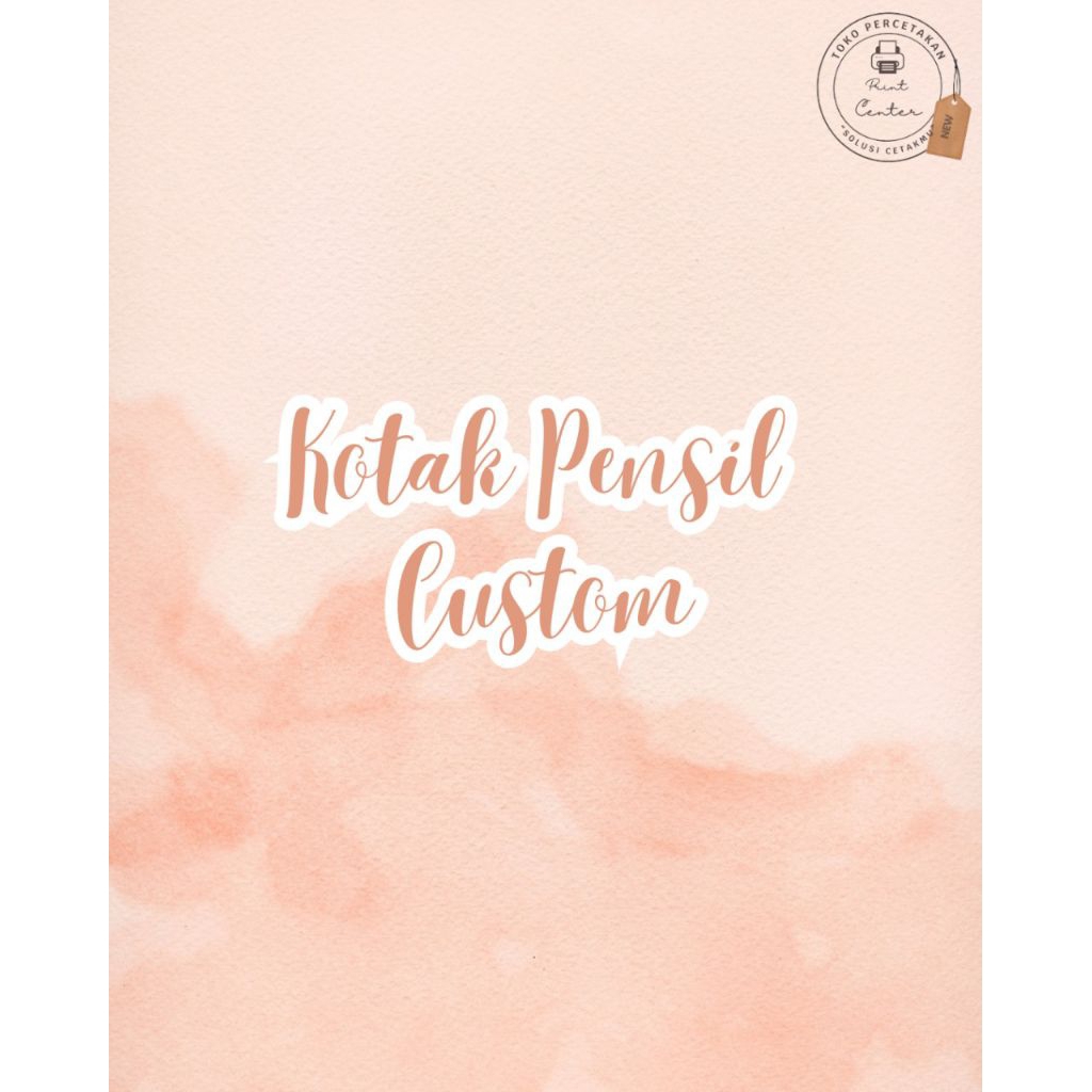 

kotak pensil karakter custom nama & foto
