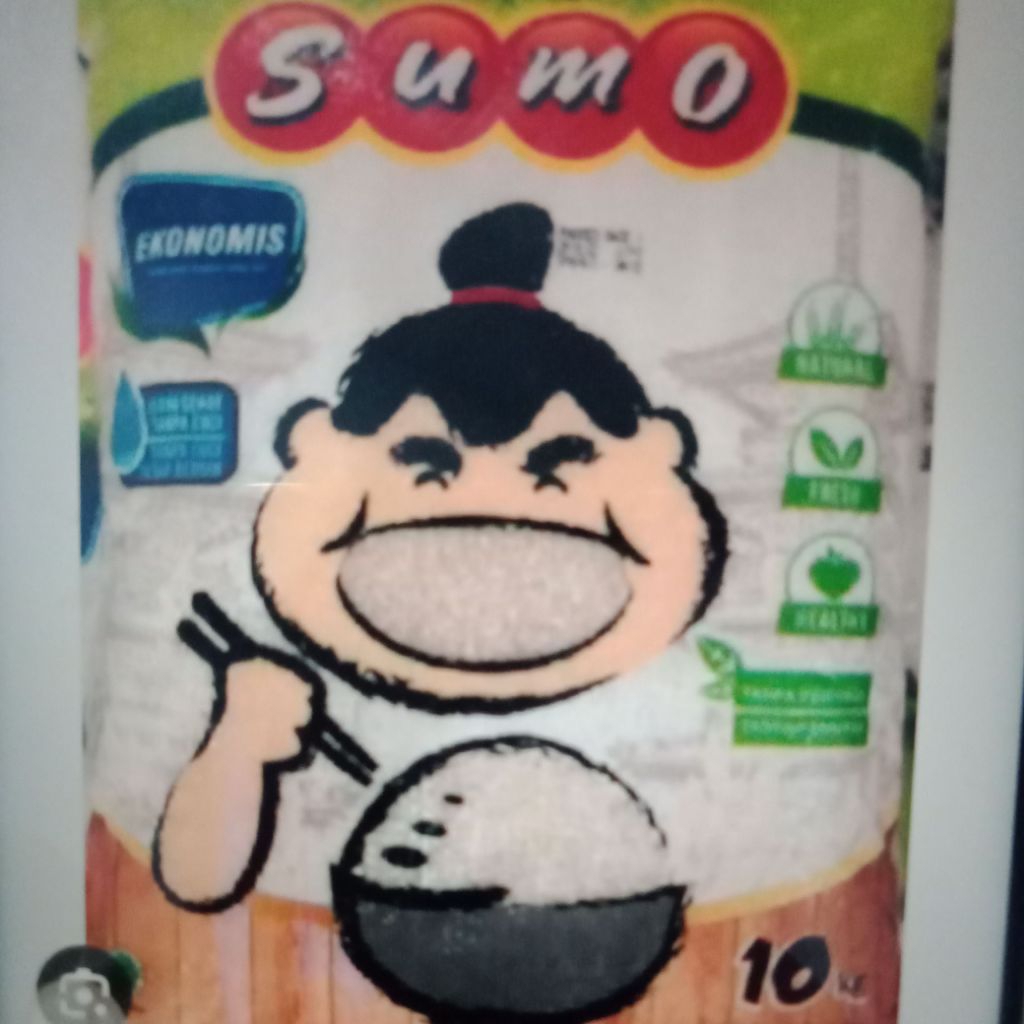 

beras Sumo kemasan hijau 10 kg
