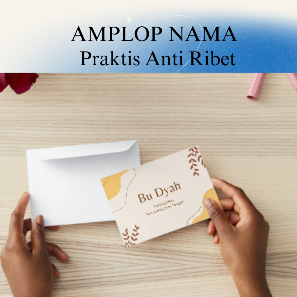 

AMPLOP KONDANGAN Anti Ribet Bisa Pakai Nama Sendiri