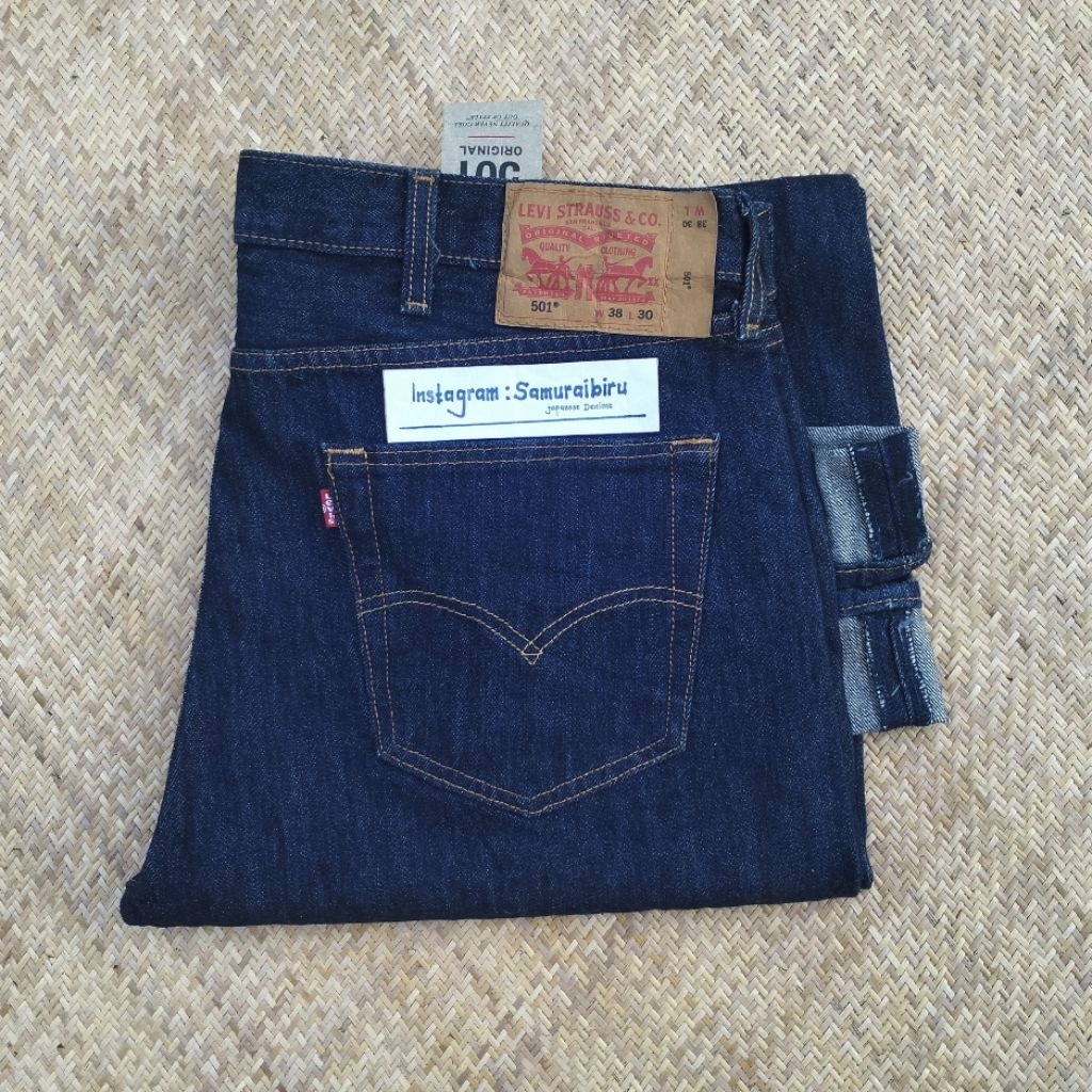 Levis selvedge 501/  t not Levis 501XX/momotaro jeans iron heart denim Levis vintage pbj lvc evisu L