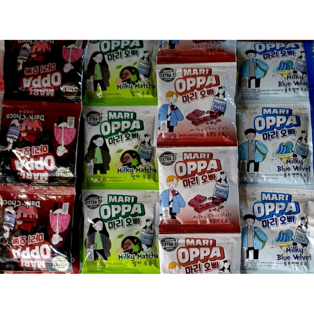 

PROMO 6+6 (6 mariopa + 6 cup mariopa sablon) Rasa matcha, chocolate,darkchoco