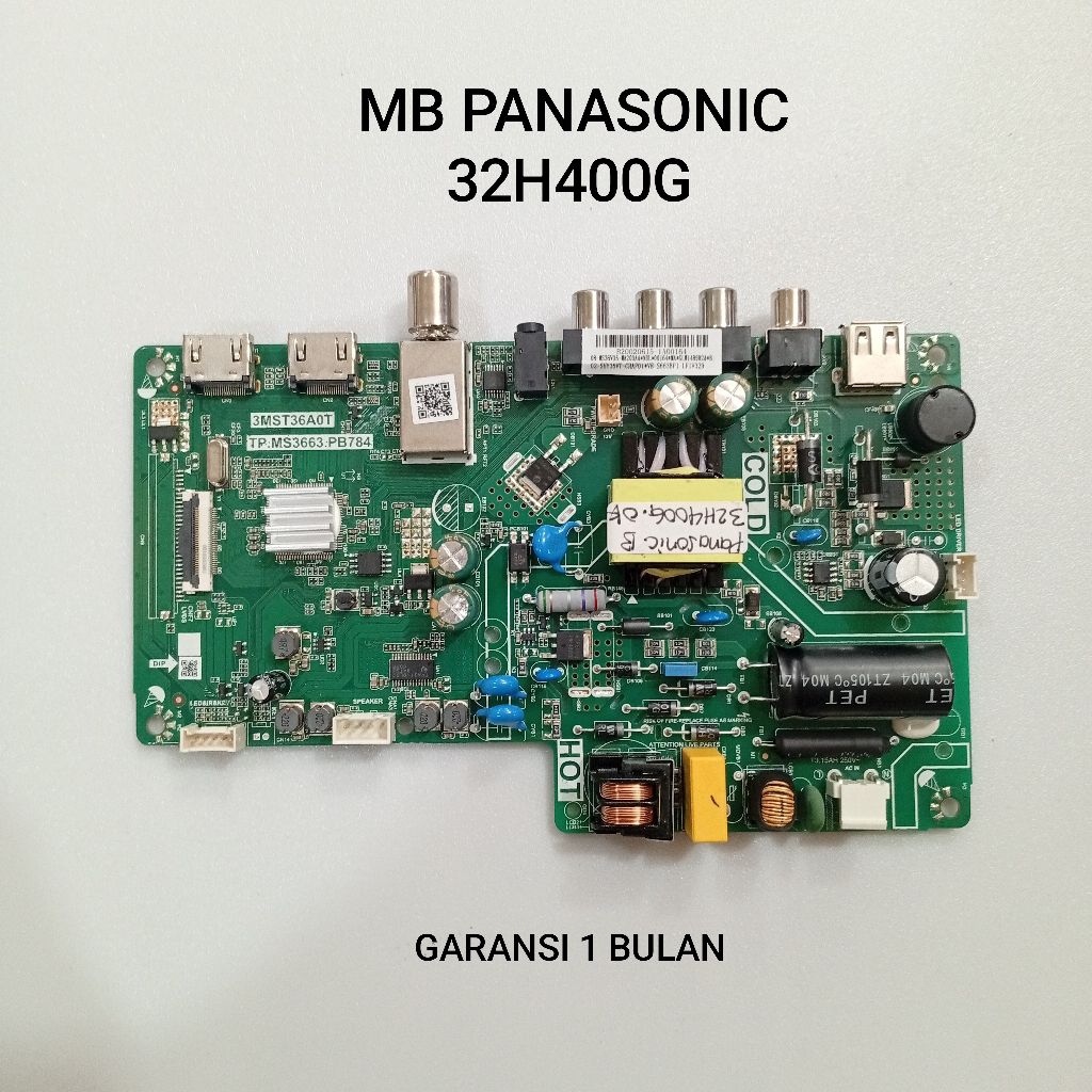MAINBOARD TV PANASONIC 32H4006 - MB - MOTHERBOARD - MODUL - MOBO - MESIN TV PANASONIC 32H4006