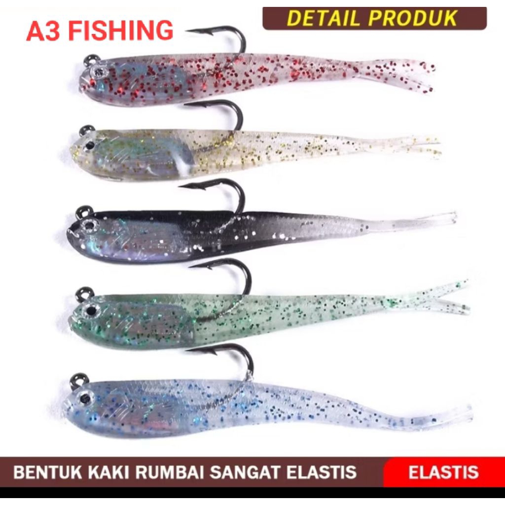 Soft Lure + Head Jig 5gram