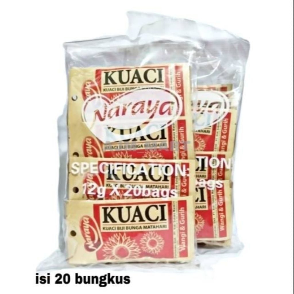 

Kuaci NARAYA 1 pak = 20 psc