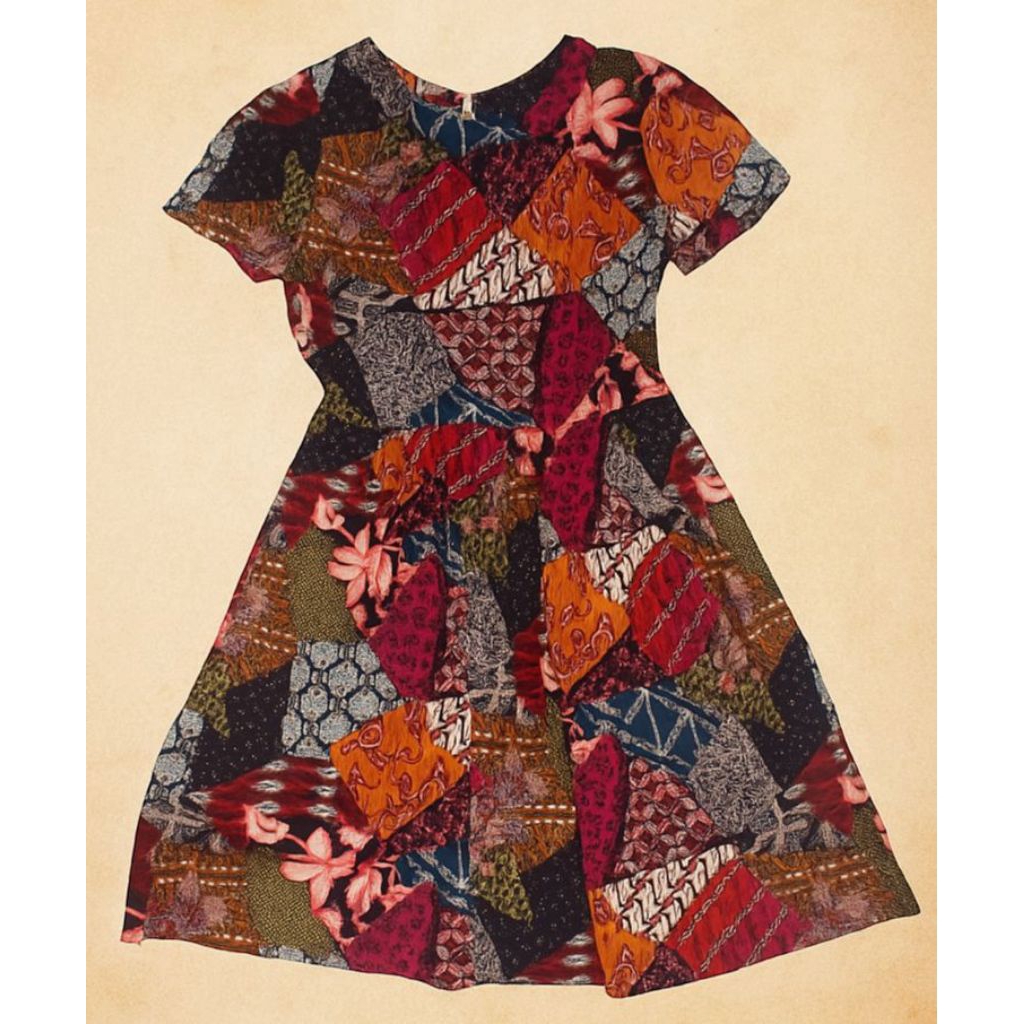 Dress Batik Patchwork “Ayuni”