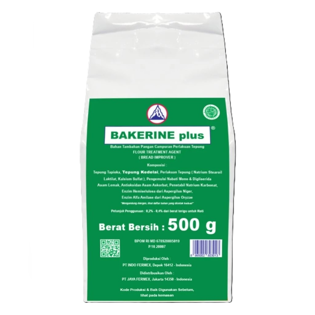 

BAKERINE Plus 500Gr Bread Improver / Pengembang Pelembut Roti