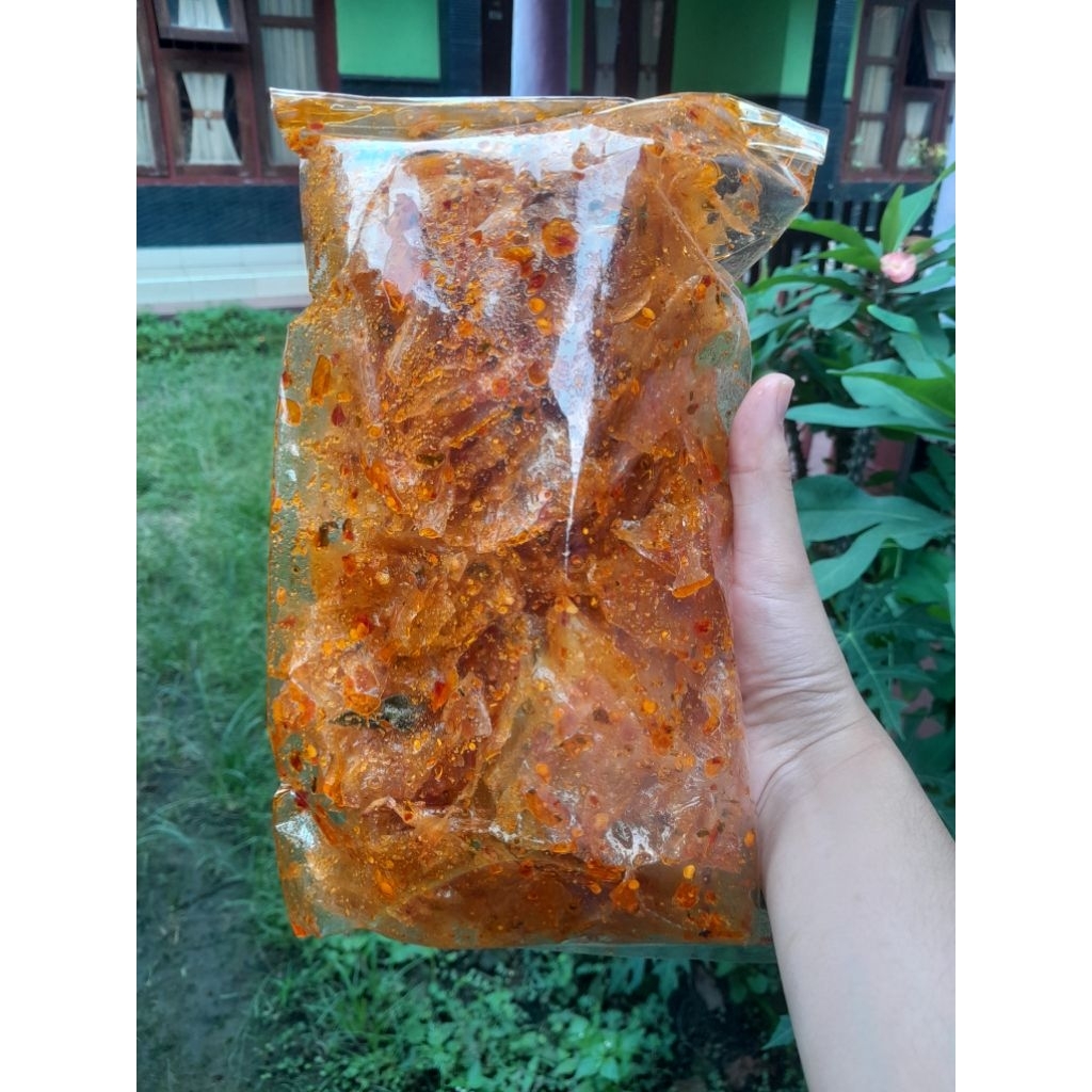 

KRIPIK KACA/KRIPCA DAUNJERUK PEDAS/ORI/EXTRA TERMURAH
