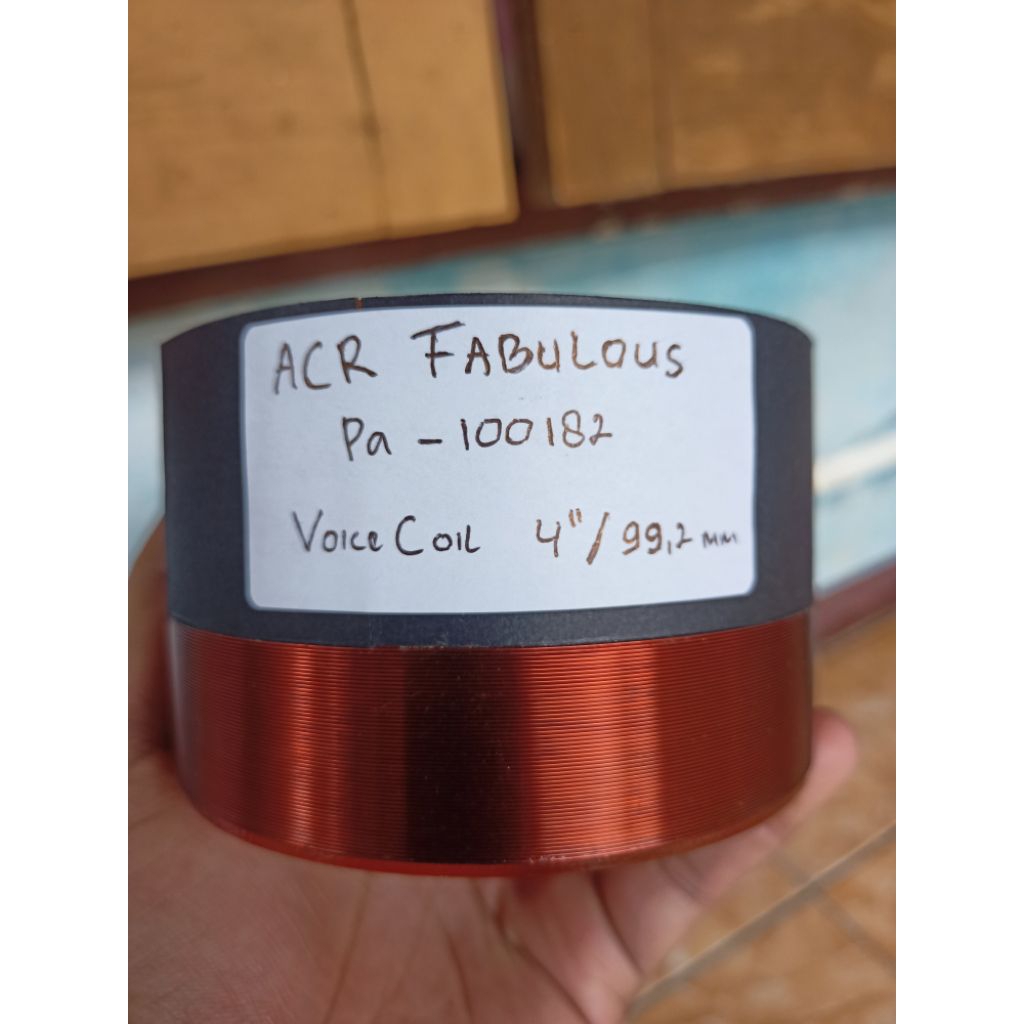 Spul Speaker ACR FABULOUS PA-100182 Coil 4"/99,2mm Spul ACR FABULOUS 100182 terbaik