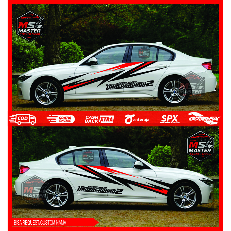 Stiker Cuting Speedhunter Stiker Mobil Sedan Vios Corolla Camry City Stiker Keren