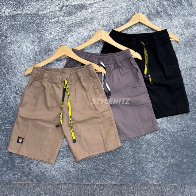 Celana Pendek Pria Chino Boardshot Bahan Melar Jumbo Big Size
