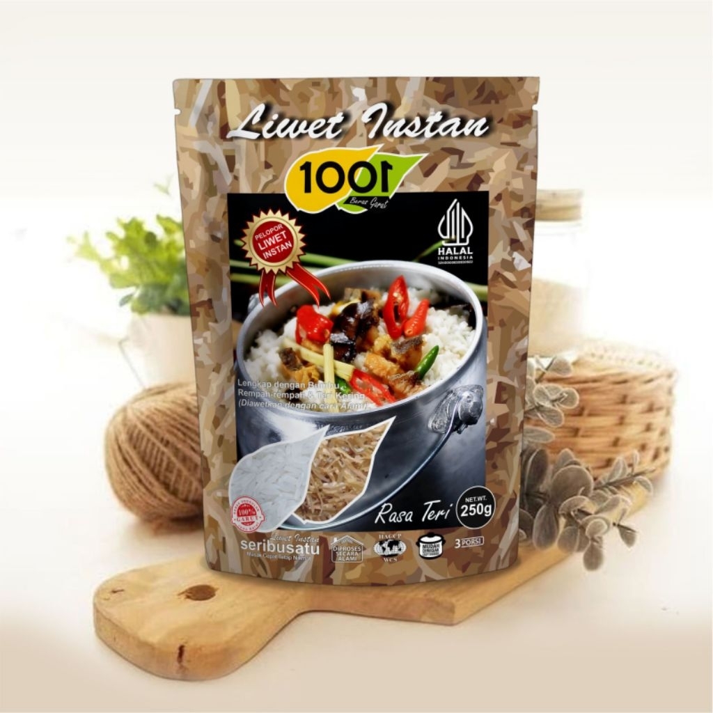

Nasi Liwet Instan 1001 Rasa Teri 250 Gr