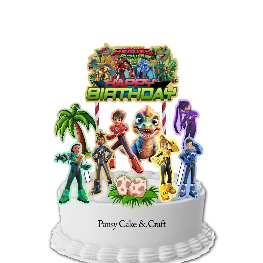 Cake topper Quantum Heroes Dinoster