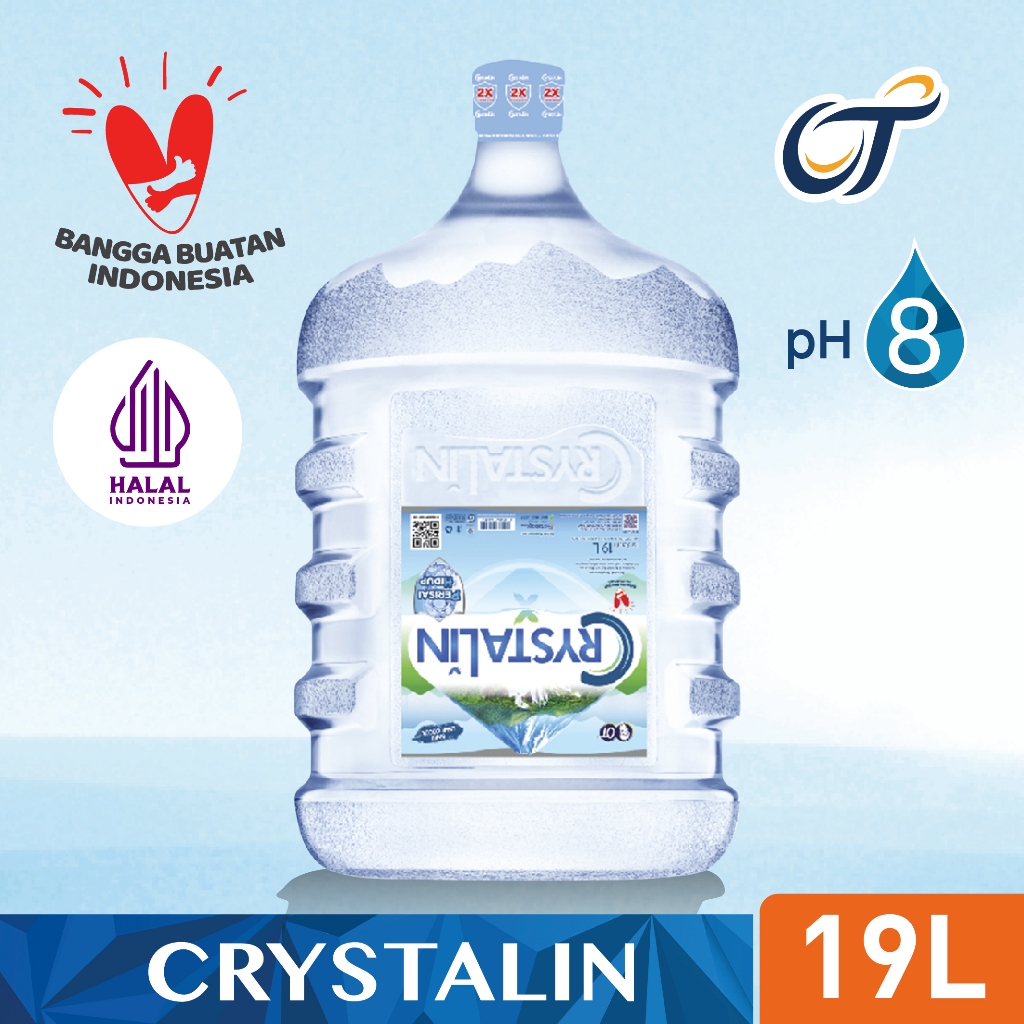 

Crystalin 19L Galon Air Mineral