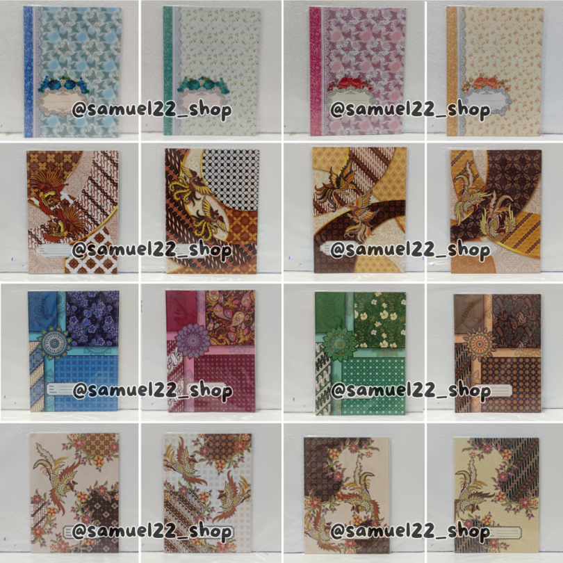 

Sampul Buku Kwarto / Kuarto / A5 / SIDU Kecil SIMPATY Batik Isi 20 Lembar