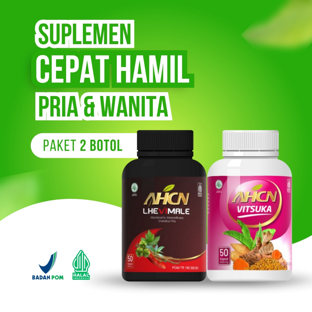 AHCN Vitsuka & Lhevilame - Female & Male Fertility Supplement 50 Capsules