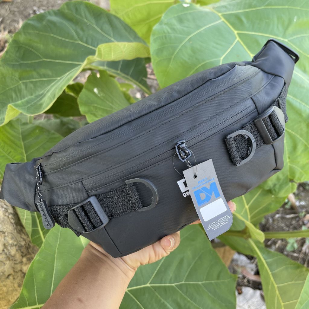 DM DWANMISS Waistbag Tas Selempang Pria Kanvas Premium