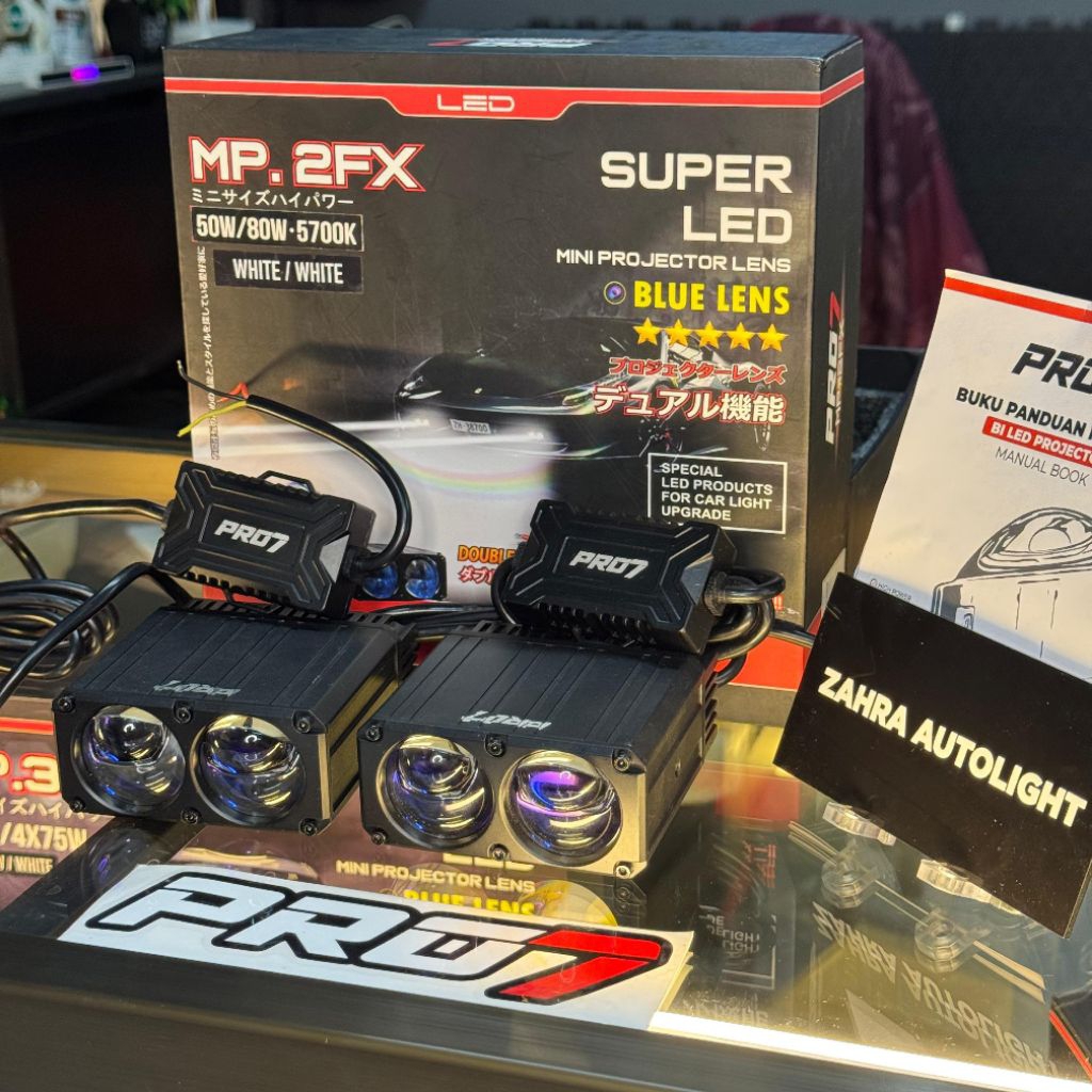 MINILASER PRO7 MP 2FX BLUE LENS/ MINI PROJIE MP 2FX ORIGINAL PRO7 2MATA BARUU