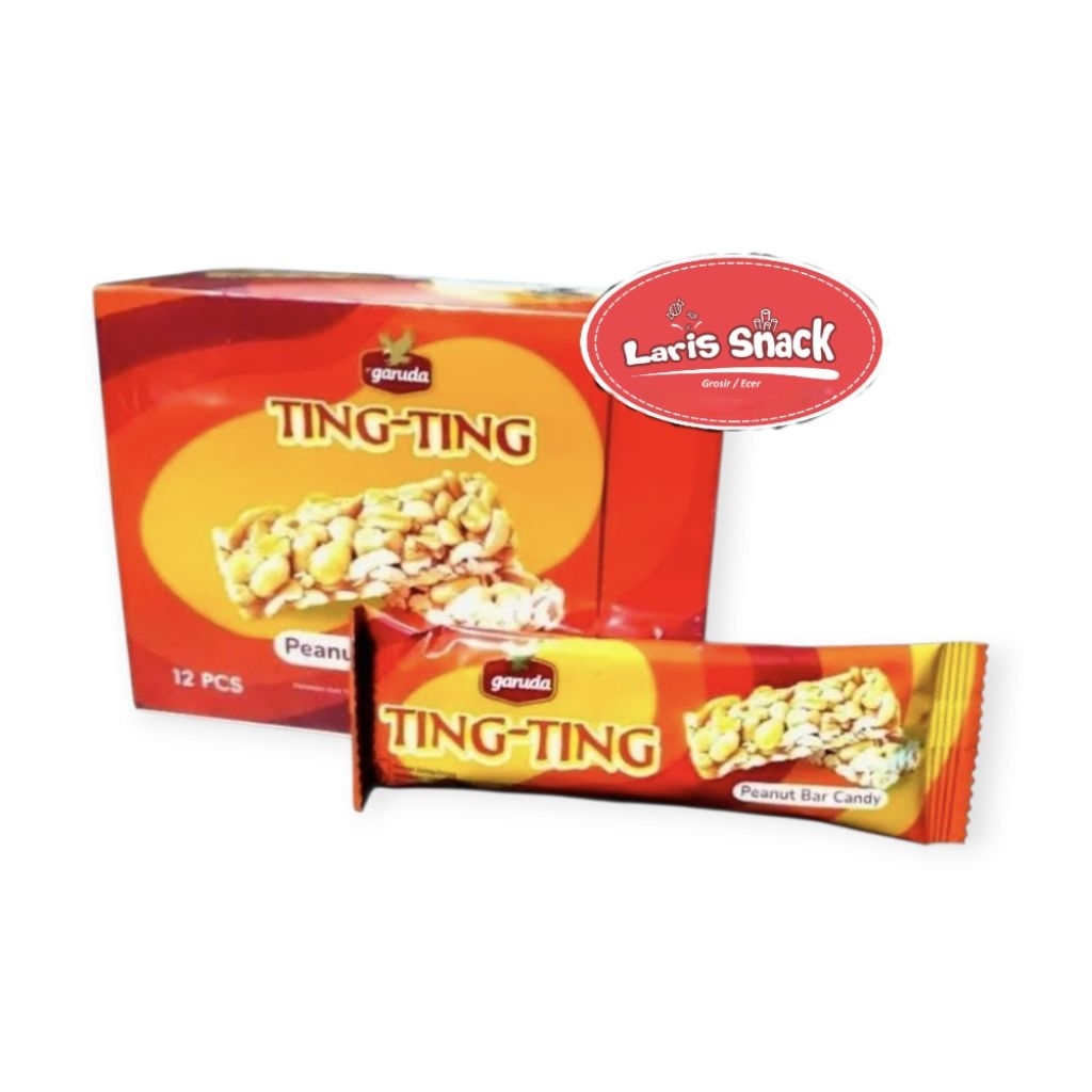 

Garuda Ting Ting Peanut Bar Candy Box (Isi 12 Pcs)