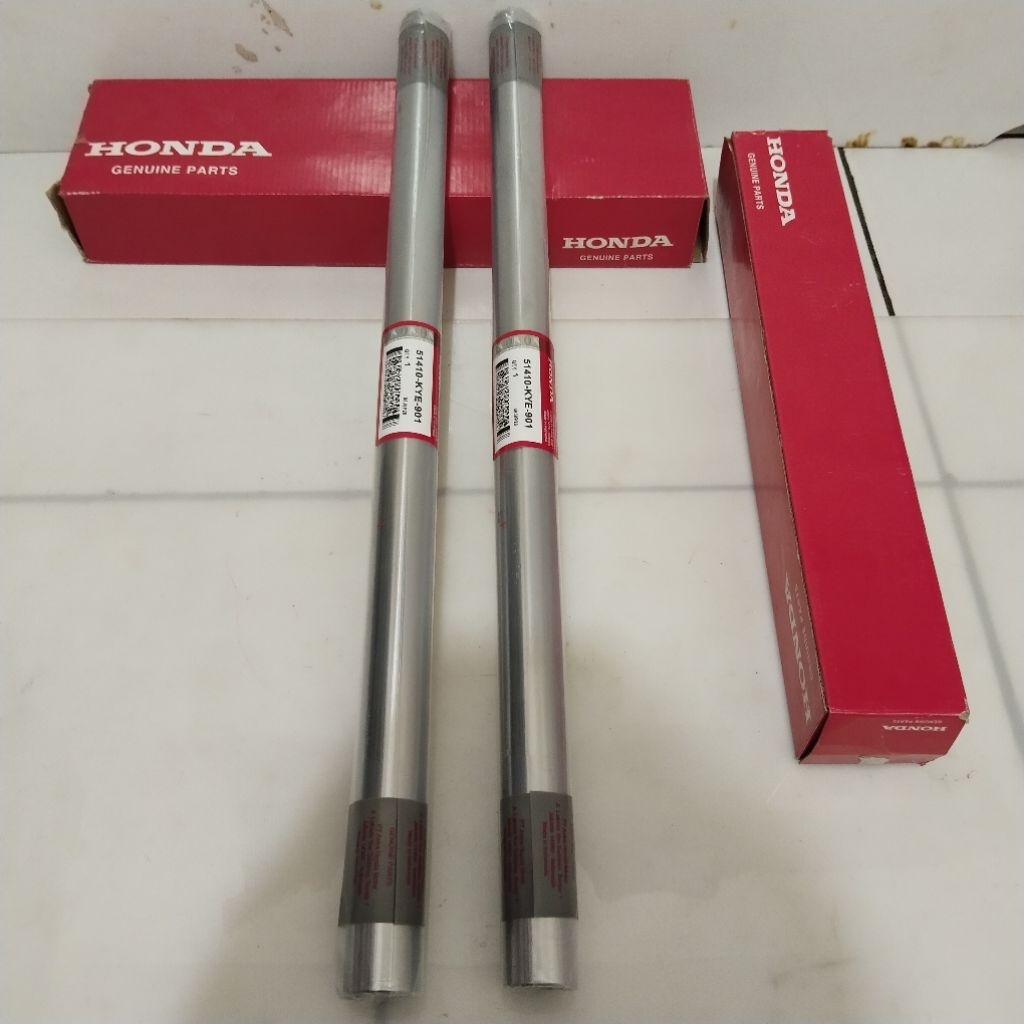SEPASANG AS SHOCK DEPAN KYE MEGAPRO PRIMUS VERZA 150 ASHOCK ONLY ORIGINAL