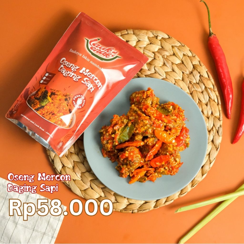 

[Lauk Enak] Oseng Mercon Daging Sapi || 250gr
