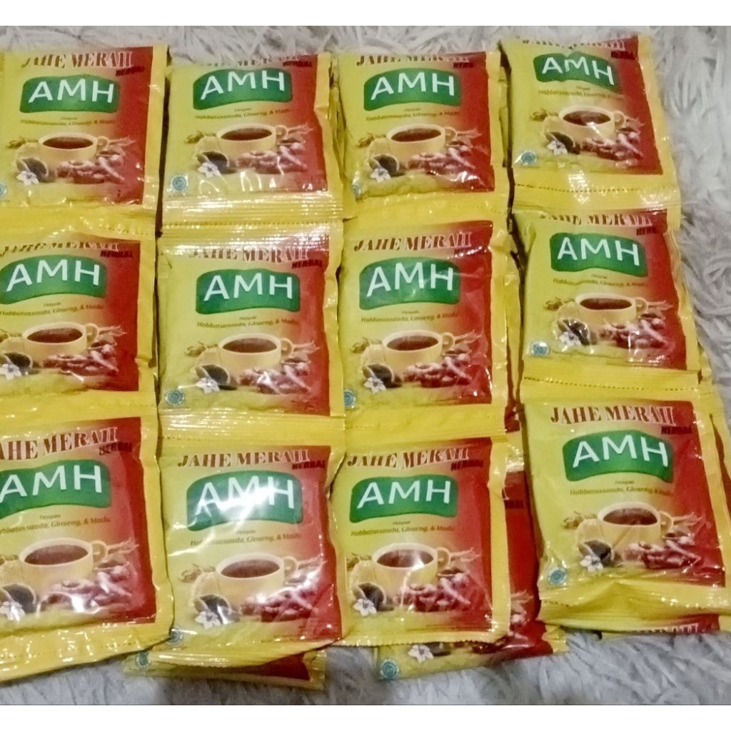 

AMH Jahe merah renceng isi 10 sachet