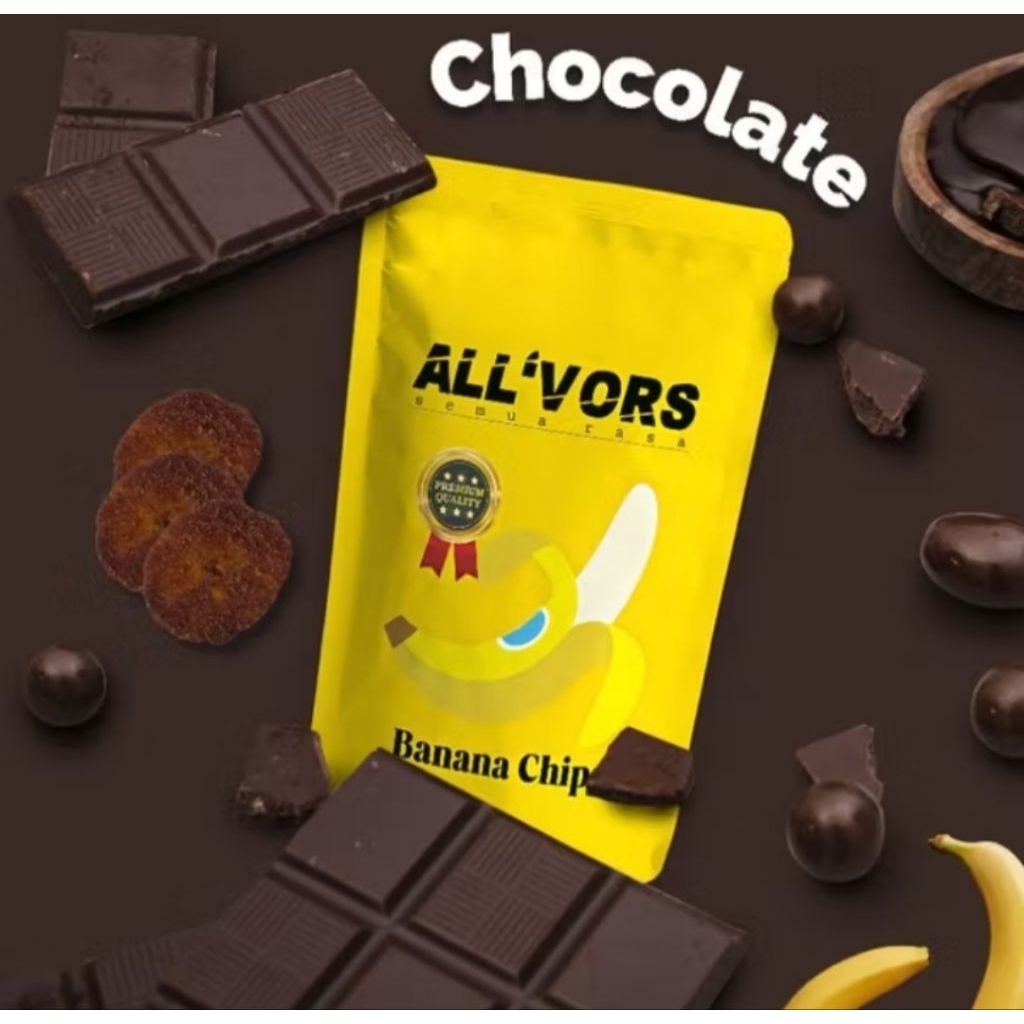 

Banana Chips 90grm - Keripik Pisang Rasa Legit Dengan Bubuk Premium Best Choco Vanila Tanpa Bahan Pengawet