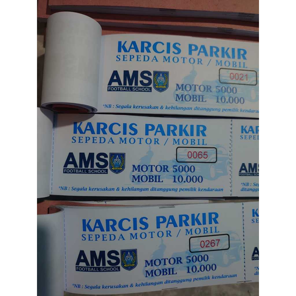 

KARCIS PARKIR SATUAN | KUPON SATUAN | KUPON 17 AGUSTUSAN | VOUCHER SATUAN | KUPON JALAN SEHAT