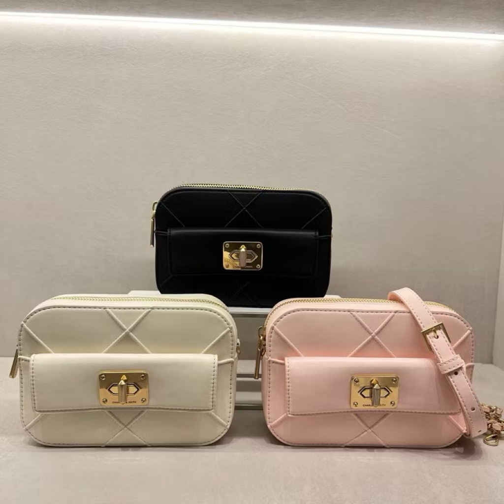 Tas wanita selempang sling bag charles & keith original store sale