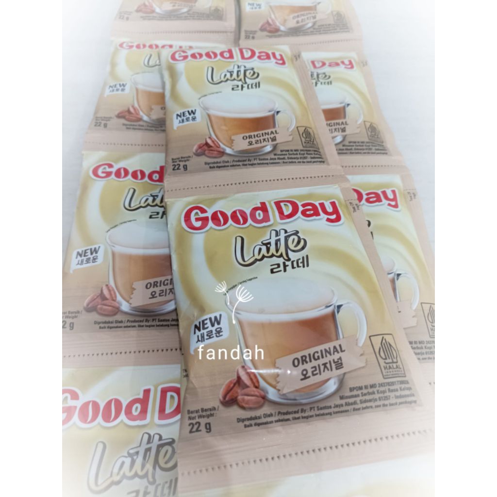 

good day latte original new 22g 5 sachet
